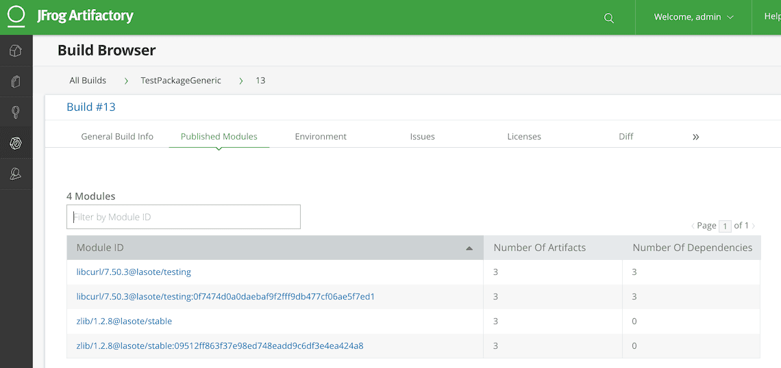 JFrogArtifactoryBuildBrowser
